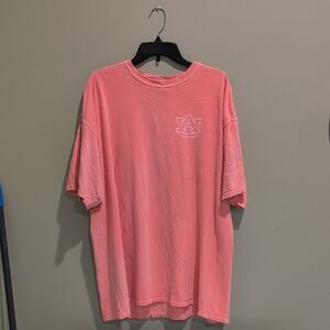 Auburn University Comfort Colors Coral Short Sleeve Tee